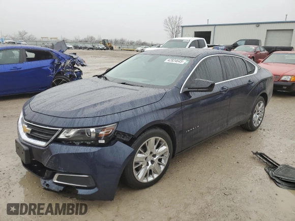 2017 Chevrolet Impala LS with VIN 1G11X5S33HU111286, listed as a Copart auction lot 42824645 with 171,388 mi miles and Salvage title. Bid and sale history available at DreamBid. Image 1.