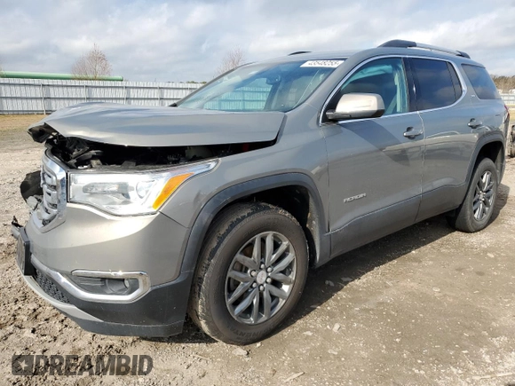 2019 GMC Acadia SLT with VIN 1GKKNMLAXKZ109333, listed as a Copart auction lot 43548255 with 108,457 mi miles and Salvage Title. Bid and sale history available at carsss.com. Image 1.