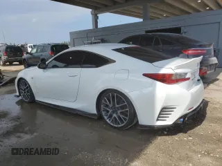 2016 Lexus RC 350 F Sport with VIN JTHHE5BC8G5012479, listed as a Copart auction lot 54840605 with 85,004 mi miles and Salvage title. Bid and sale history available at DreamBid. Image 2.
