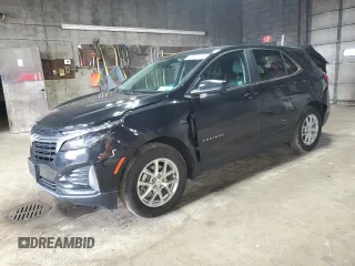 2024 Chevrolet Equinox LT z VIN 3GNAXUEG8RL311745, wystawiony jako Copart lot #58808195 z przebiegiem 15 683 mil mil oraz Szkoda całkowita • Salvage title. Historia ofert i sprzedaży dostępna na DreamBid. Obrazek 1.