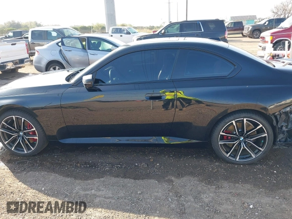 2024 BMW 2 Series M240i xDrive with VIN 3MW53CM05R8E02296, listed as a IAAI auction lot 41190453 with 8,809 mi miles. Bid and sale history available at carsss.com. Image 14.
