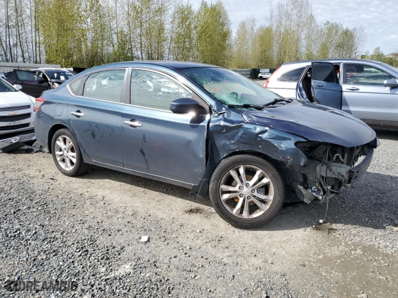 2014 Nissan Sentra SV with VIN 3N1AB7AP8EL666054, listed as a Copart auction lot 52536685 with 107,794 mi miles and Salvage Title. Bid and sale history available at carsss.com. Image 4.