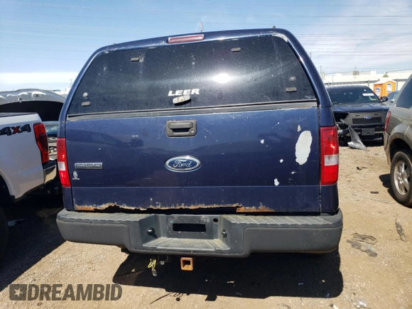 2004 Ford F-150 XLT with VIN 1FTPW14524KA83255, listed as a Copart auction lot 53126354 with 253,357 mi miles and Salvage Title. Bid and sale history available at carsss.com. Image 6.