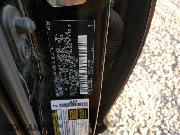 2009 Toyota Tundra 4WD Truck with VIN 5TFBW54189X091241, listed as a Copart auction lot 80255974 with 380,902 mi miles and Salvage Title. Bid and sale history available at carsss.com. Image 12.