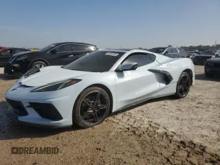 2024 Chevrolet Corvette 1LT with VIN 1G1YA2D46R5109841, listed as a Copart auction lot 43243585 with 7,840 mi miles and Salvage title. Bid and sale history available at DreamBid. Image 1.