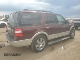 2010 Ford Expedition Eddie Bauer z VIN 1FMJU1J58AEA81659, wystawiony jako Copart lot #60632225 z przebiegiem 183 686 mil mil oraz Szkoda całkowita • Salvage title. Historia ofert i sprzedaży dostępna na DreamBid. Obrazek 3.