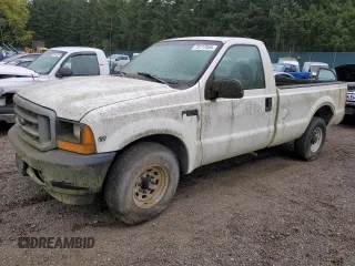 1999 Ford Super Duty F-250 XL with VIN 1FTNF20L0XEA44393, listed as a Copart auction lot 75117054 with 262,146 mi miles and Clean Title. Bid and sale history available at carsss.com. Image 1.