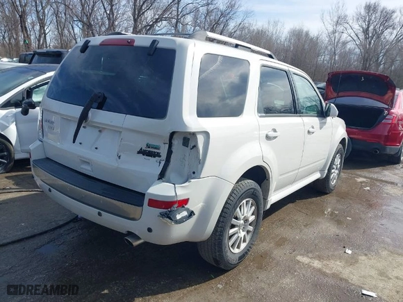 2010 Mercury Mariner Premier with VIN 4M2CN9HG3AKJ06981, listed as a IAAI auction lot 41612787 with 183,048 mi miles. Bid and sale history available at carsss.com. Image 4.