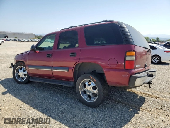 2004 Chevrolet Tahoe LS with VIN 1GNEC13VX4R123064, listed as a Copart auction lot 59442445 with 384,621 mi miles and Salvage title. Bid and sale history available at DreamBid. Image 2.