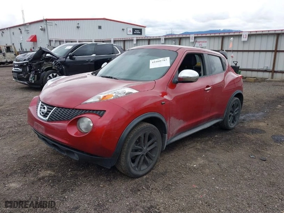 2012 Nissan Juke SV with VIN JN8AF5MV9CT109196, listed as a IAAI auction lot 41860783 with 116,673 mi miles. Bid and sale history available at carsss.com. Image 2.
