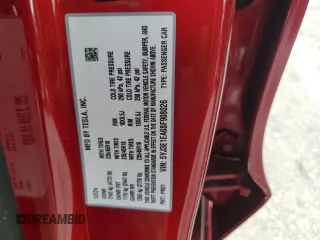 2025 Tesla Model 3 Long Range с VIN 5YJ3E1EA6SF908026, выставлен на аукционе Copart как лот 52297095 с пробегом 3 635 миль миль и Списание • Salvage title. История ставок и продаж доступна на DreamBid. Изображение 14.