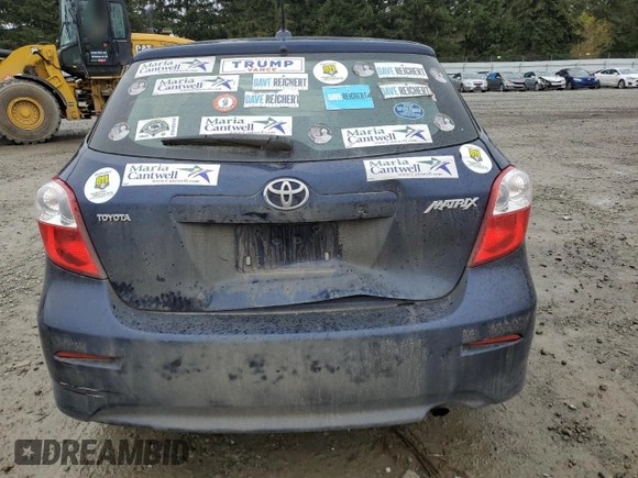 2009 Toyota Matrix with VIN 2T1KU40E29C181590, listed as a Copart auction lot 50651605 with 113,382 mi miles and Salvage Title. Bid and sale history available at carsss.com. Image 6.