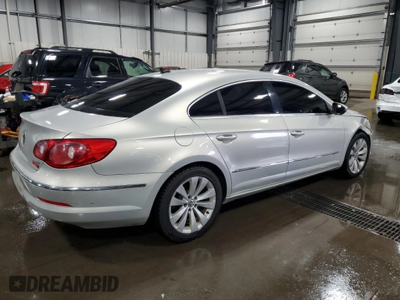 2010 Volkswagen CC Sport with VIN WVWMN7AN6AE551706, listed as a Copart auction lot 51645565 with 159,562 mi miles and Salvage Title. Bid and sale history available at carsss.com. Image 3.