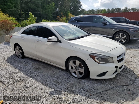 2016 Mercedes-Benz CLA 250 with VIN WDDSJ4GB9GN381743, listed as a Copart auction lot 55478545 with 89,499 mi miles and Clean Title. Bid and sale history available at DreamBid. Image 4.
