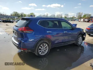 2017 Nissan Rogue SV with VIN 5N1AT2MT0HC897323, listed as a Copart auction lot 52097075 with 90,264 mi miles and Salvage Title. Bid and sale history available at carsss.com. Image 3.