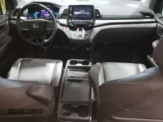 2022 Honda Odyssey EX-L with VIN 5FNRL6H73NB067462, listed as a Copart auction lot 51578965 with 44,182 mi miles and Salvage Title. Bid and sale history available at DreamBid. Image 8.