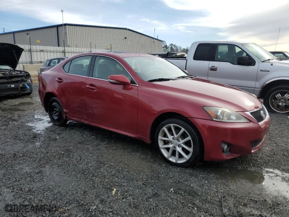 2013 Lexus IS 250 with VIN JTHCF5C20D5062737, listed as a Copart auction lot 42801285 with 93,884 mi miles and Salvage Title. Bid and sale history available at carsss.com. Image 4.