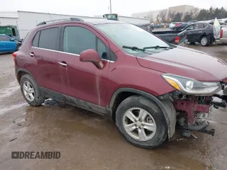 2017 Chevrolet Trax LT with VIN 3GNCJLSB3HL159787, listed as a IAAI auction lot 41450041 with 147,972 mi miles. Bid and sale history available at carsss.com. Image 1.