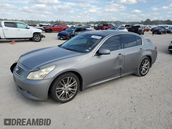 2007 Infiniti G35 Journey with VIN JNKBV61E47M724587, listed as a Copart auction lot 71555124 with 146,964 mi miles and Salvage Title. Bid and sale history available at DreamBid. Image 1.