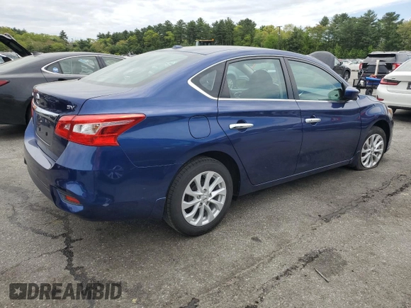 2019 Nissan Sentra S z VIN 3N1AB7AP7KY406923, wystawiony jako Copart lot #55166185 z przebiegiem 58 858 mil mil oraz Szkoda całkowita • Salvage title. Historia ofert i sprzedaży dostępna na DreamBid. Obrazek 3.