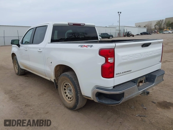 2019 Chevrolet Silverado 1500 LT with VIN 3GCUYDED6KG202711, listed as a IAAI auction lot 41769543 with 122,774 mi miles. Bid and sale history available at carsss.com. Image 3.