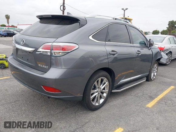 2014 Lexus RX 350 with VIN JTJZK1BA3E2419272, listed as a IAAI auction lot 42051079 with 53,270 mi miles and . Bid and sale history available at DreamBid. Image 4.