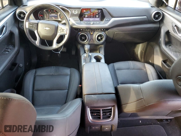 2021 Chevrolet Blazer LT with VIN 3GNKBDR44MS546502, listed as a Copart auction lot 88414615 with 55,533 mi miles and Salvage title. Bid and sale history available at DreamBid. Image 8.