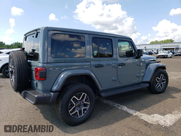 2024 Jeep Wrangler Sahara with VIN 1C4PJXEGXRW269062, listed as a Copart auction lot 64576895 with 2,159 mi miles and Salvage title. Bid and sale history available at DreamBid. Image 3.