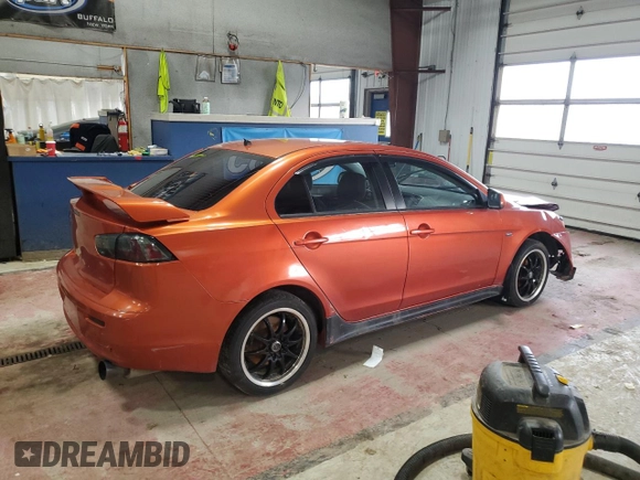 2009 Mitsubishi Lancer with VIN JA3AU86W39U023800, listed as a Copart auction lot 51234585 with 169,917 mi miles and Salvage Title. Bid and sale history available at DreamBid. Image 3.