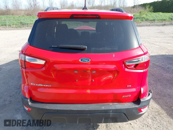 2019 Ford EcoSport SE with VIN MAJ6S3GL9KC294995, listed as a IAAI auction lot 42119134 with 104,940 mi miles and . Bid and sale history available at DreamBid. Image 16.