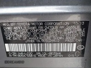 2014 Lexus GS 350 with VIN JTHBE1BL9E5029822, listed as a IAAI auction lot 41683639 with 113,335 mi miles. Bid and sale history available at carsss.com. Image 9.