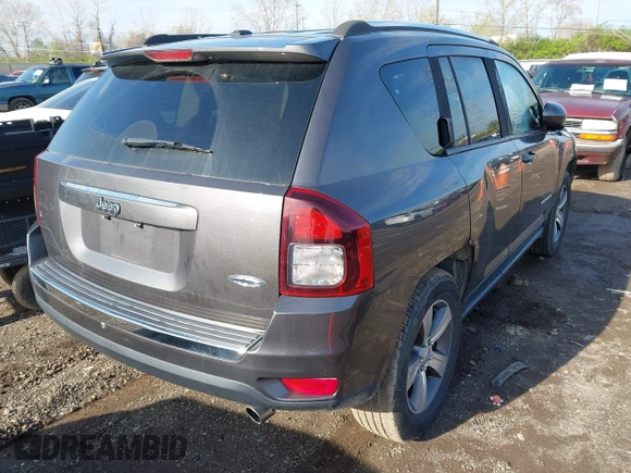 2016 Jeep Compass High Altitude Edition with VIN 1C4NJCEA1GD720030, listed as a IAAI auction lot 41987061 with 167,872 mi miles. Bid and sale history available at carsss.com. Image 4.