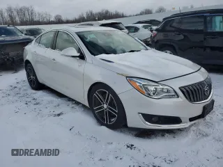 2017 Buick Regal Premium II with VIN 2G4GS5GX3H9106903, listed as a Copart auction lot 47918745 with 80,965 mi miles and Salvage title. Bid and sale history available at DreamBid. Image 4.