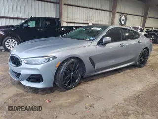2023 BMW 8 Series 840i with VIN WBAGV2C06PCM19659, listed as a Copart auction lot 44528285 with 0 mi miles and Salvage Title. Bid and sale history available at carsss.com. Image 1.