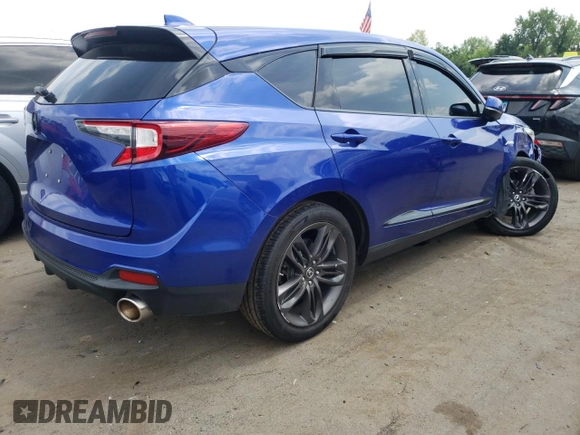 2019 Acura RDX w/A-Spec Pkg with VIN 5J8TC2H62KL002683, listed as a Copart auction lot 64447205 with 145,511 mi miles and Salvage title. Bid and sale history available at DreamBid. Image 3.