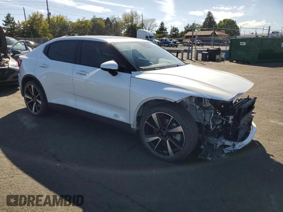 2021 Polestar 2 Launch Edition with VIN LPSED3KAXML008671, listed as a Copart auction lot 71058504 with 43,888 mi miles and Salvage Title. Bid and sale history available at carsss.com. Image 4.
