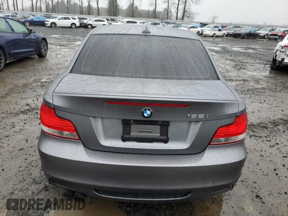 2010 BMW 1 Series 135i with VIN WBAUC7C53AVK96433, listed as a Copart auction lot 86206304 with 48,553 mi miles and Salvage Title. Bid and sale history available at DreamBid. Image 6.