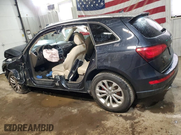 2015 Audi Q5 Premium with VIN WA1CFAFP2FA104315, listed as a Copart auction lot 51777475 with Not provided miles and Salvage title. Bid and sale history available at DreamBid. Image 2.