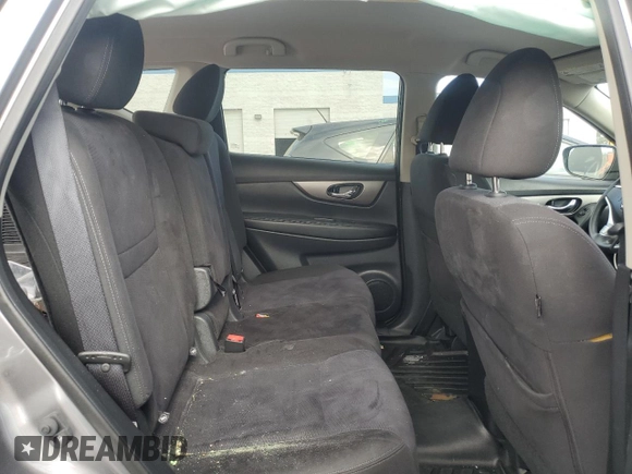 2015 Nissan Rogue SV with VIN KNMAT2MT4FP562897, listed as a Copart auction lot 54521565 with 38,682 mi miles and Salvage Title. Bid and sale history available at carsss.com. Image 10.