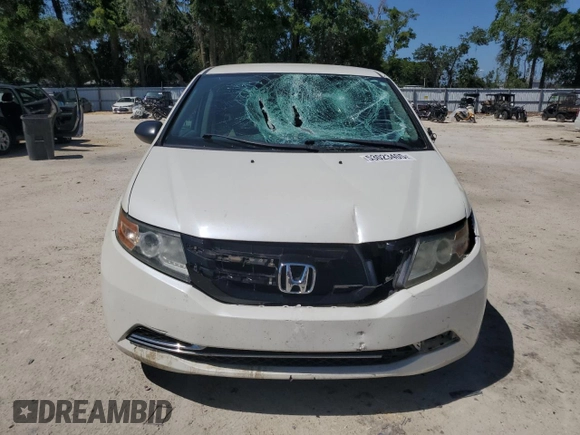 2015 Honda Odyssey LX with VIN 5FNRL5H27FB054746, listed as a Copart auction lot 53023405 with 96,548 mi miles and Salvage Title. Bid and sale history available at DreamBid. Image 5.