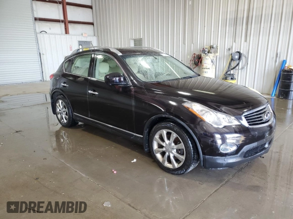 2012 Infiniti EX Journey z VIN JN1AJ0HRXCM451506, wystawiony jako Copart lot #58348595 z przebiegiem Nie podano mil oraz Szkoda całkowita • Salvage title. Historia ofert i sprzedaży dostępna na DreamBid. Obrazek 4.