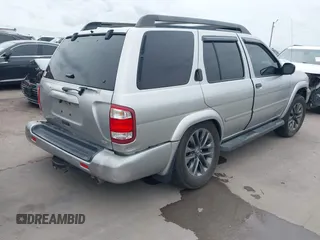 2003 Nissan Pathfinder LE z VIN JN8DR09Y03W800643, wystawiony jako IAAI lot #42373234 z przebiegiem 214 389 mil mil oraz . Historia ofert i sprzedaży dostępna na DreamBid. Obrazek 4.