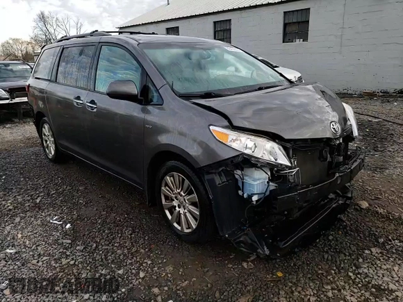 2017 Toyota Sienna XLE z VIN 5TDDZ3DC7HS163170, wystawiony jako Copart lot #86436534 z przebiegiem 84 446 mil mil oraz Szkoda całkowita • Salvage title. Historia ofert i sprzedaży dostępna na DreamBid. Obrazek 15.