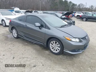 2012 Honda Civic Cpe EX-L with VIN 2HGFG3B02CH503860, listed as a IAAI auction lot 41384472 with 170,472 mi miles. Bid and sale history available at carsss.com. Image 1.