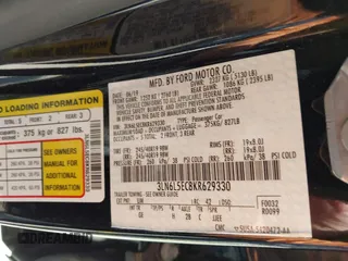 2019 Lincoln MKZ Reserve with VIN 3LN6L5EC8KR629330, listed as a IAAI auction lot 42322134 with Not provided miles and . Bid and sale history available at DreamBid. Image 9.