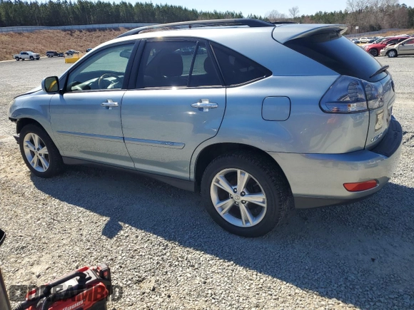 2008 Lexus RX 400h with VIN JTJGW31U682009525, listed as a Copart auction lot 45202025 with 261,960 mi miles and Salvage Title. Bid and sale history available at DreamBid. Image 2.