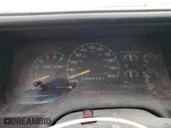 1999 GMC Sierra 1500 with VIN 1GDJC34R3XF087014, listed as a Copart auction lot 86367084 with 94,539 mi miles and Clean Title. Bid and sale history available at DreamBid. Image 9.