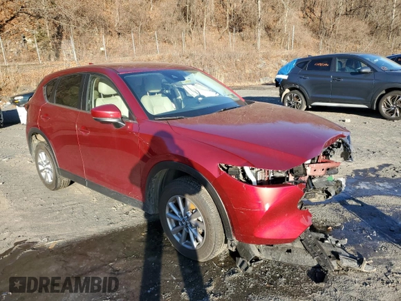 2023 Mazda CX-5 S Select with VIN JM3KFBBM1P0252294, listed as a Copart auction lot 84537504 with 27,206 mi miles and Salvage Title. Bid and sale history available at DreamBid. Image 4.
