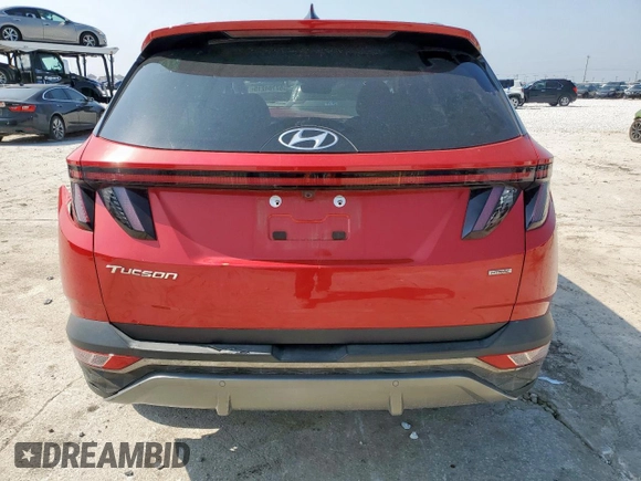 2022 Hyundai Tucson Limited with VIN 5NMJECAEXNH160718, listed as a Copart auction lot 57704215 with 33,636 mi miles and Salvage title. Bid and sale history available at DreamBid. Image 6.
