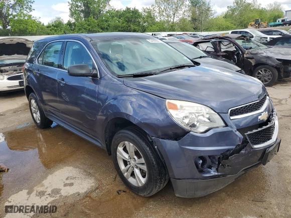 2013 Chevrolet Equinox LS with VIN 2GNALBEK4D6141272, listed as a Copart auction lot 53496984 with 115,598 mi miles and Salvage Title. Bid and sale history available at carsss.com. Image 4.